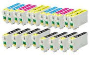 20 x compatibile Cartucce d'inchiostro Epson con CHIP T0711 T0712 T0713 T0714 (8x nero + 4x ciano + 4x magenta + 4x giallo)