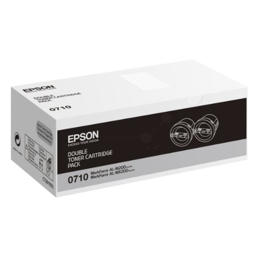 Epson C13S050710 toner nero per Workforce AL-M 200 DN/DW/AL-MX 200 D/DN/DNF/DTN/DW