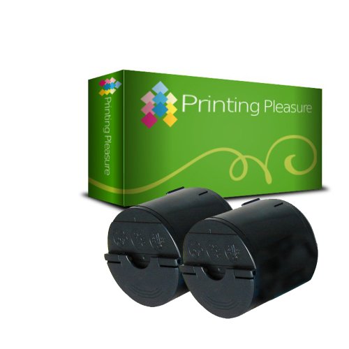 Printing Pleasure - ( NON-OEM ) - 2 Nero High Quality Cartuccia Toner CLP300 Rigenerate Per Samsung Stampanti CLX-2160, 2160N, 2160X, 2161KN, 2161K, 3160FN, 3160, 3160N, CLP-300, 300N