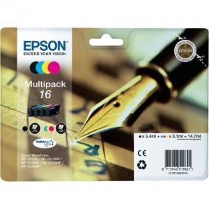 Epson T162640 4 PACK Inkjet / getto d'inchiostro Cartuccia originale