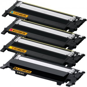 4 Compatibile Samsung Cartucce toner laser CLP360 CLP365 CLP365W CLX3305 CLX3305FN CLX3305FW CLX3305W, CLT-K406S CLT-C406S CLT-M406S CLT-Y406S