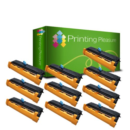 Printing Pleasure - ( NON-OEM ) - 10 High Quality Cartuccia Toner 6200 Rigenerate Per Epson Stampanti ELP-6200, 6200N, 6200L, 6200PS