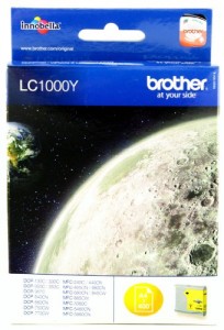 Brother LC 1000 Y Inkjet / getto d'inchiostro Cartuccia originale