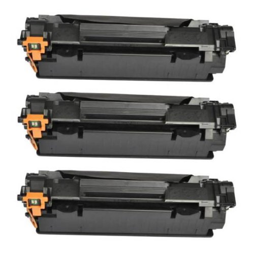 3 x HP P1102w High Quality rigenerata cartuccia di toner CE285A sostituzione HP stampanti M1132MFP, M1212NF, P1100, P1102, P1102w by Printing Pleasure PP PREMIUM