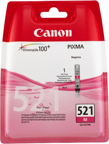 Canon CLI-521M Pixma IP3600 Inkjet / getto d'inchiostro Cartuccia originale